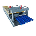 Machine de fabrication de rouleaux de carreaux glacés à toit hydraulique haut standard